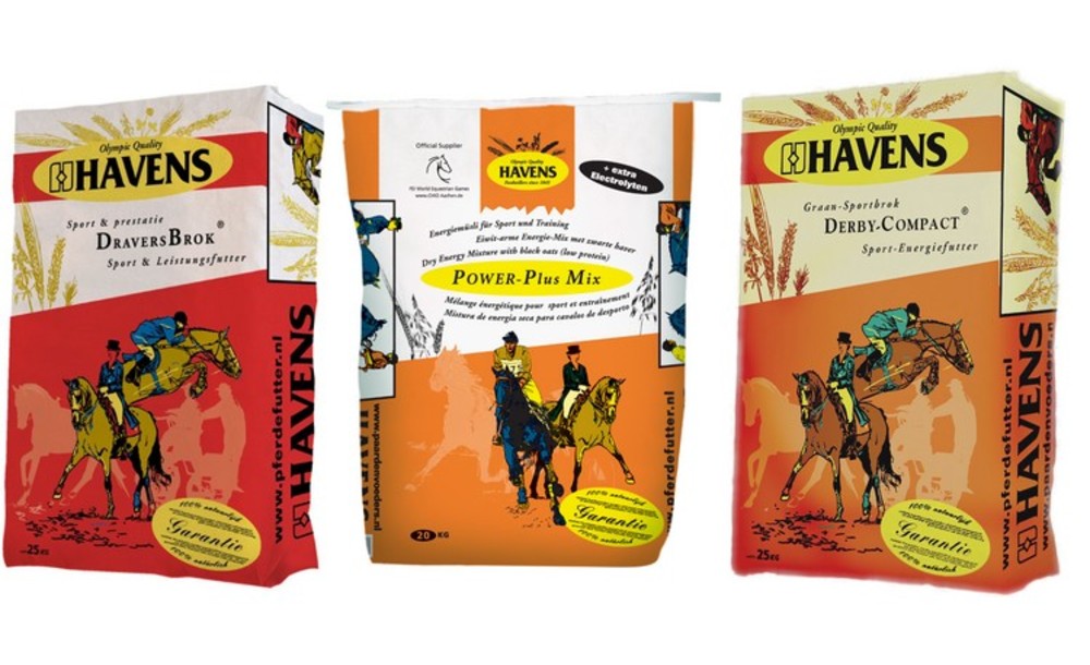 Feed for horses in sport and performance HAVENS Horsefeed